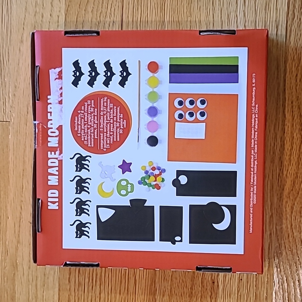 Kid Made Modern Halloween Jack-O-Lantern Decorating Kit - Picture 2 of 3